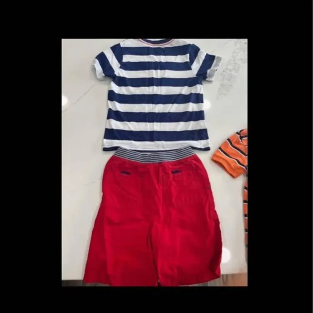 Ralph Lauren & RK Size 6 Boys 1 polo dress shirt collar & 1 outfit crab